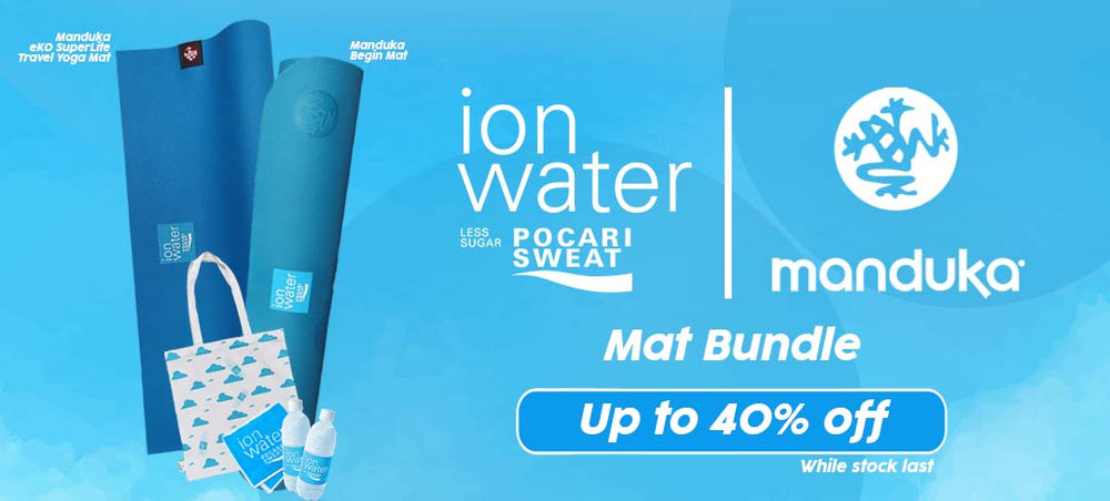 Grab ION Water x Manduka Mat bundles