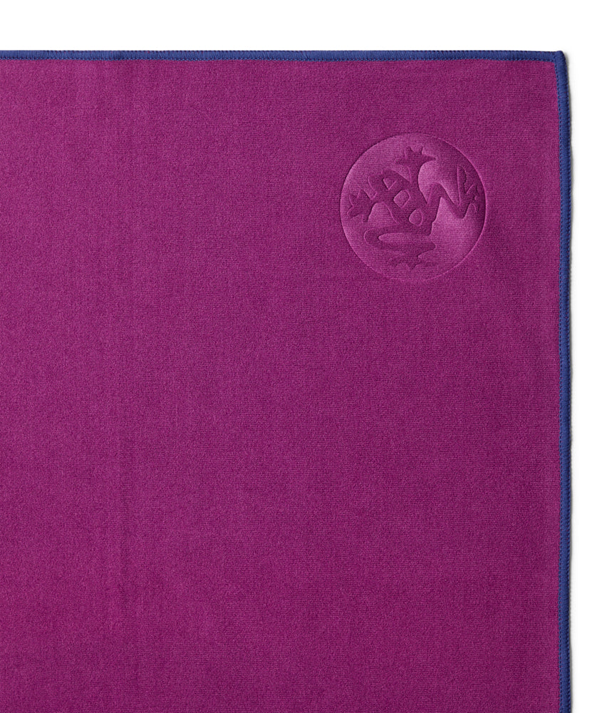 Manduka eQua Mat Towel - Purple Lotus