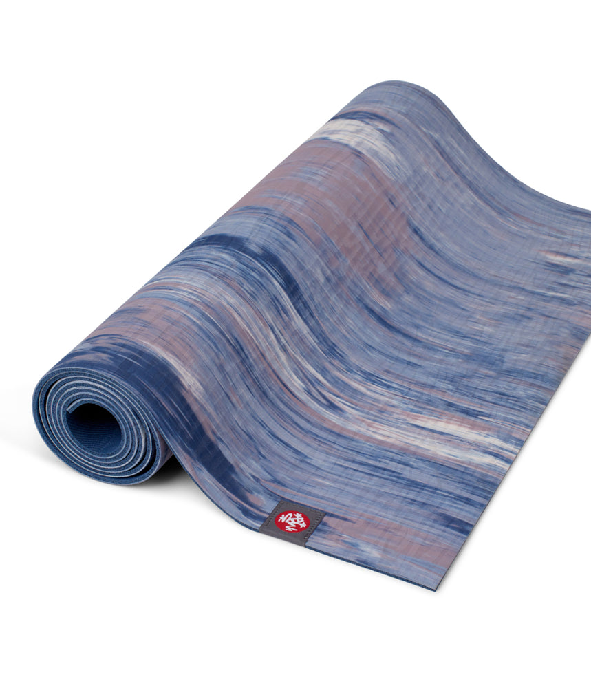 Manduka Yoga Mat Ekolite 4mm 71 - Ebb Marbled Blue