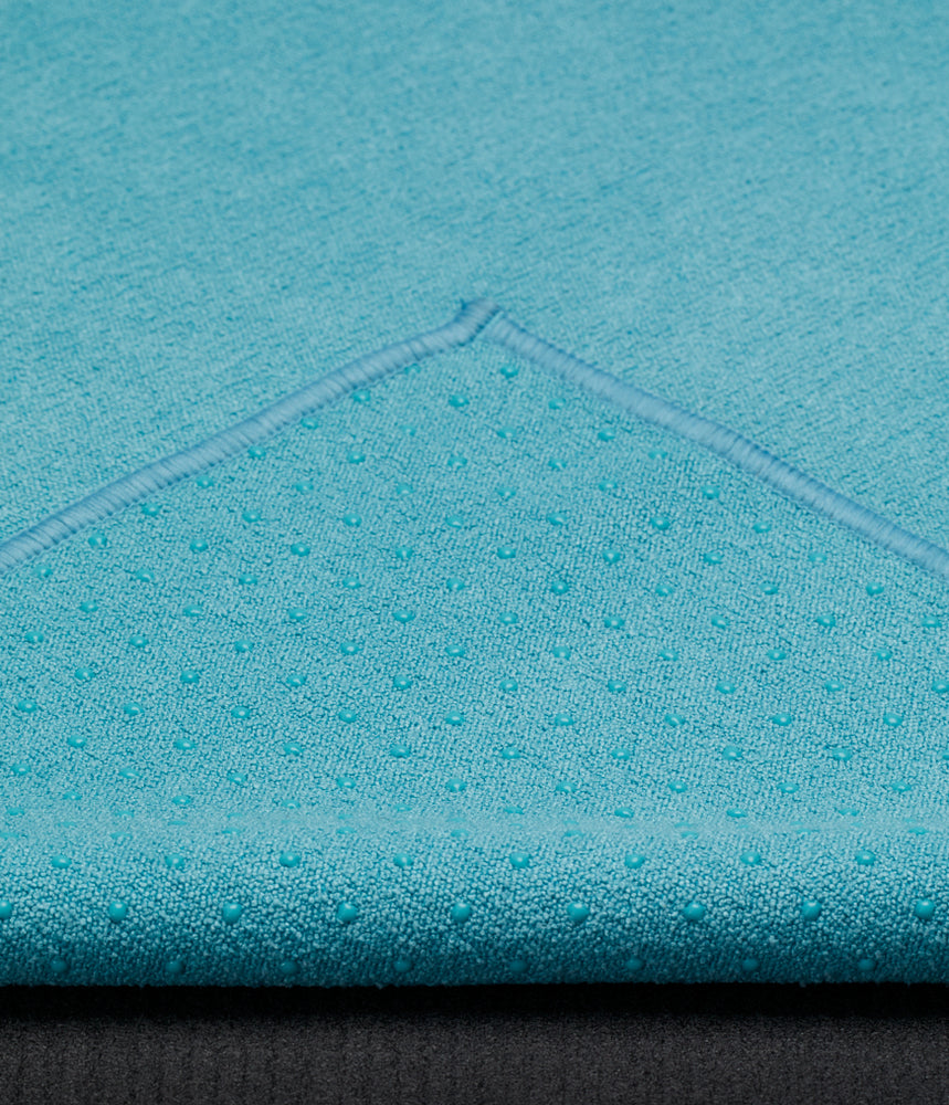 Manduka Yogitoes Plus Repreve Yoga Mat Towel 71'' - Aqua 3.0