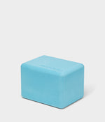 Manduka Recycled Foam Mini Travel Block  - Aqua