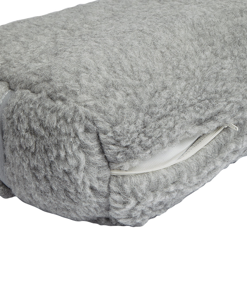Manduka enlight Rectangular Bolster - Wool Grey