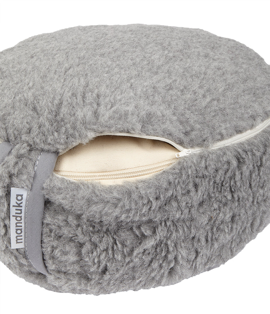 Manduka Meditation Cushion - Wool Grey