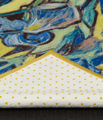 Manduka Yogitoes Skidless Yoga Mat Towel - Irises Van Gogh