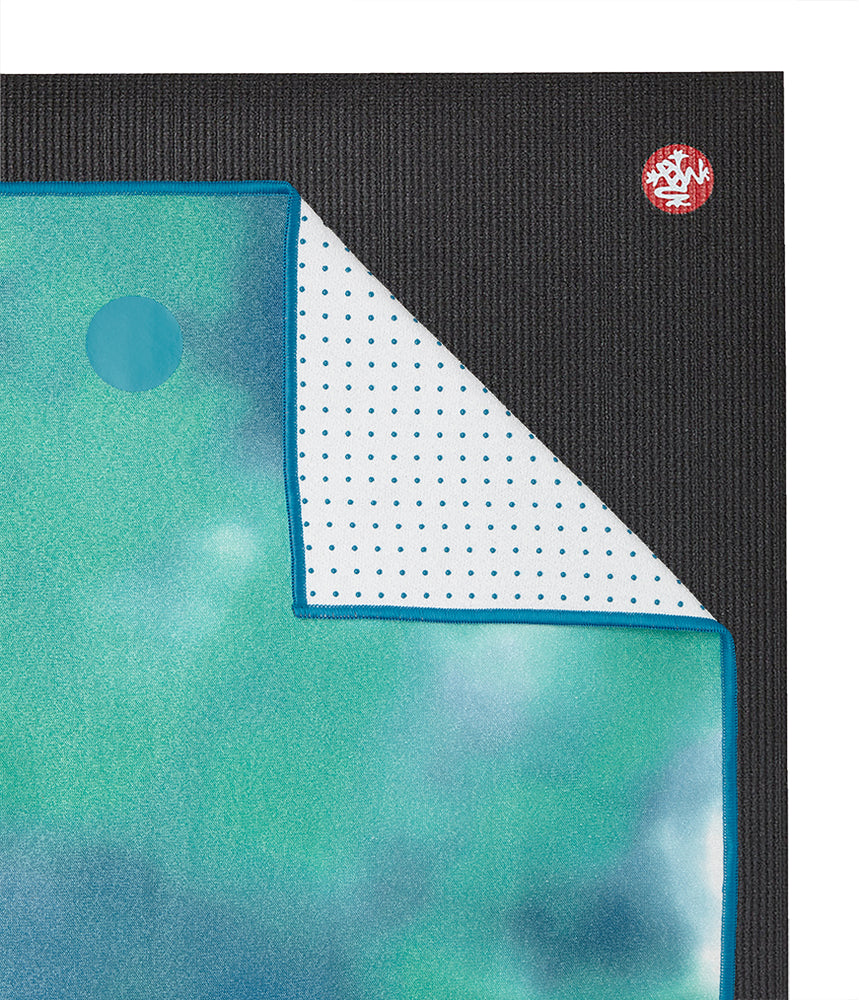 Manduka Yogitoes Plus Repreve Yoga Mat Towel 71'' - Lido Sky 3.0
