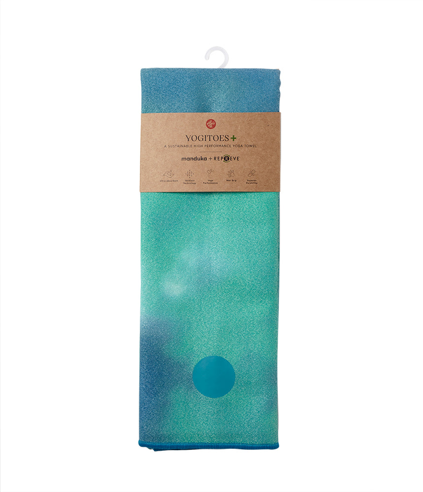 Manduka Yogitoes Plus Repreve Yoga Mat Towel 71'' - Lido Sky 3.0