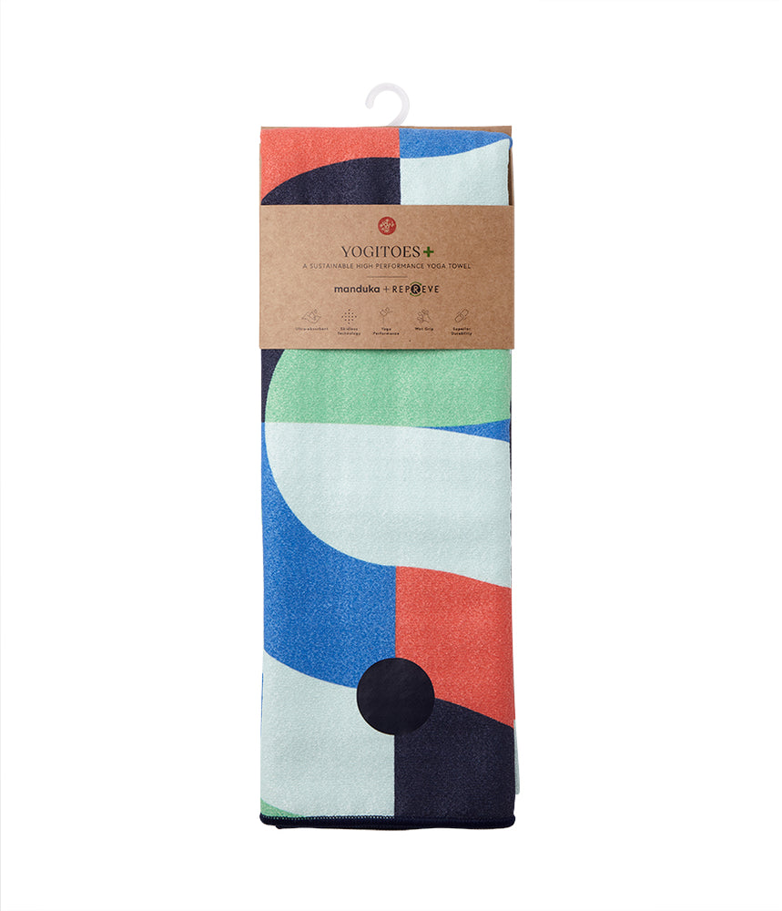 Manduka Yogitoes Plus Repreve Yoga Mat Towel 71'' - Wavelength 3.0