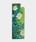 Manduka Yogitoes Skidless Yoga Mat Towel - Wild Roses Van Gogh